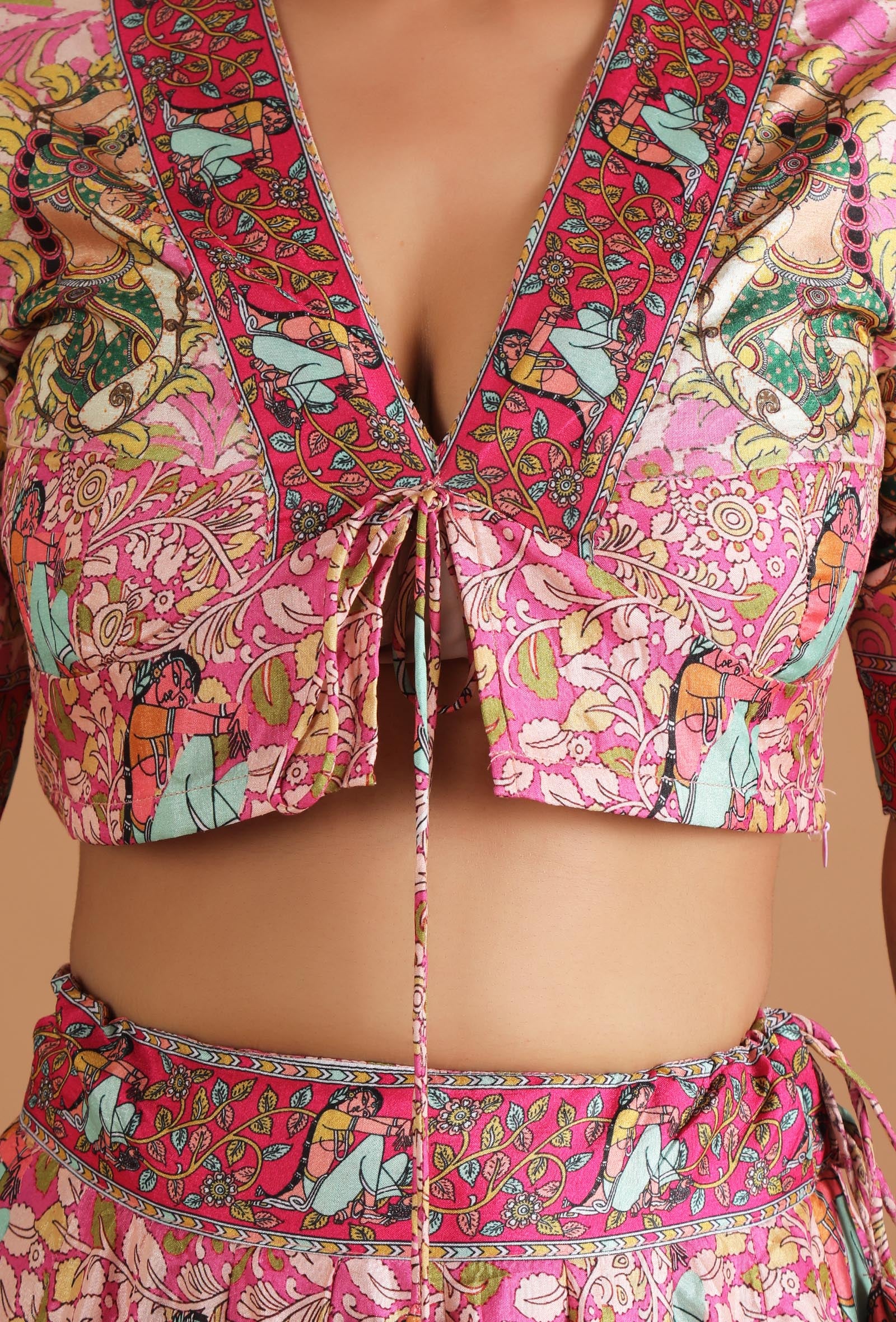 Anika Allover Kalamkari Blouse