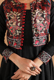 Single: Avni Allover Button Down Kalamkari Jacket