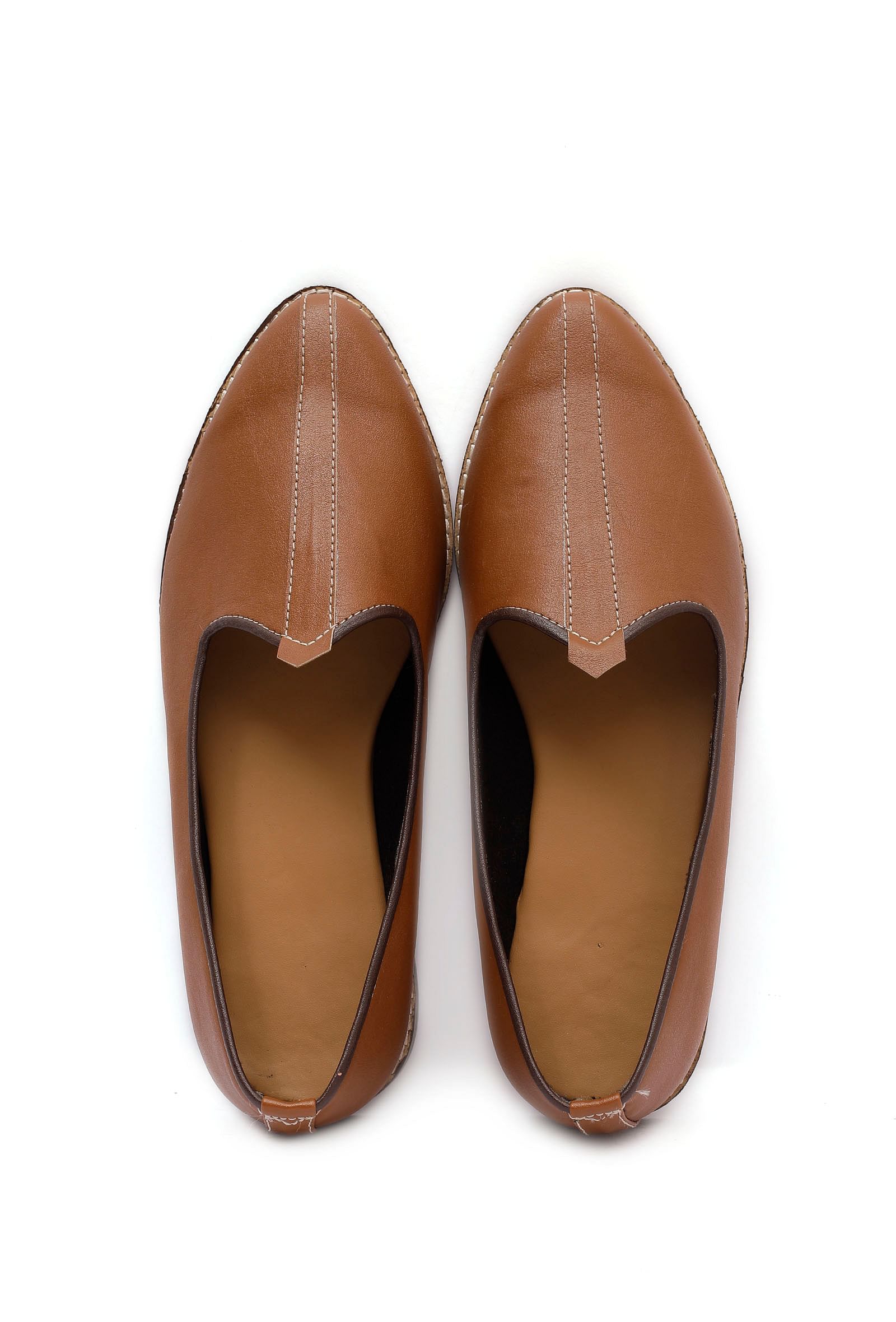 Caramel Brown Cruelty Free Leather Jutti