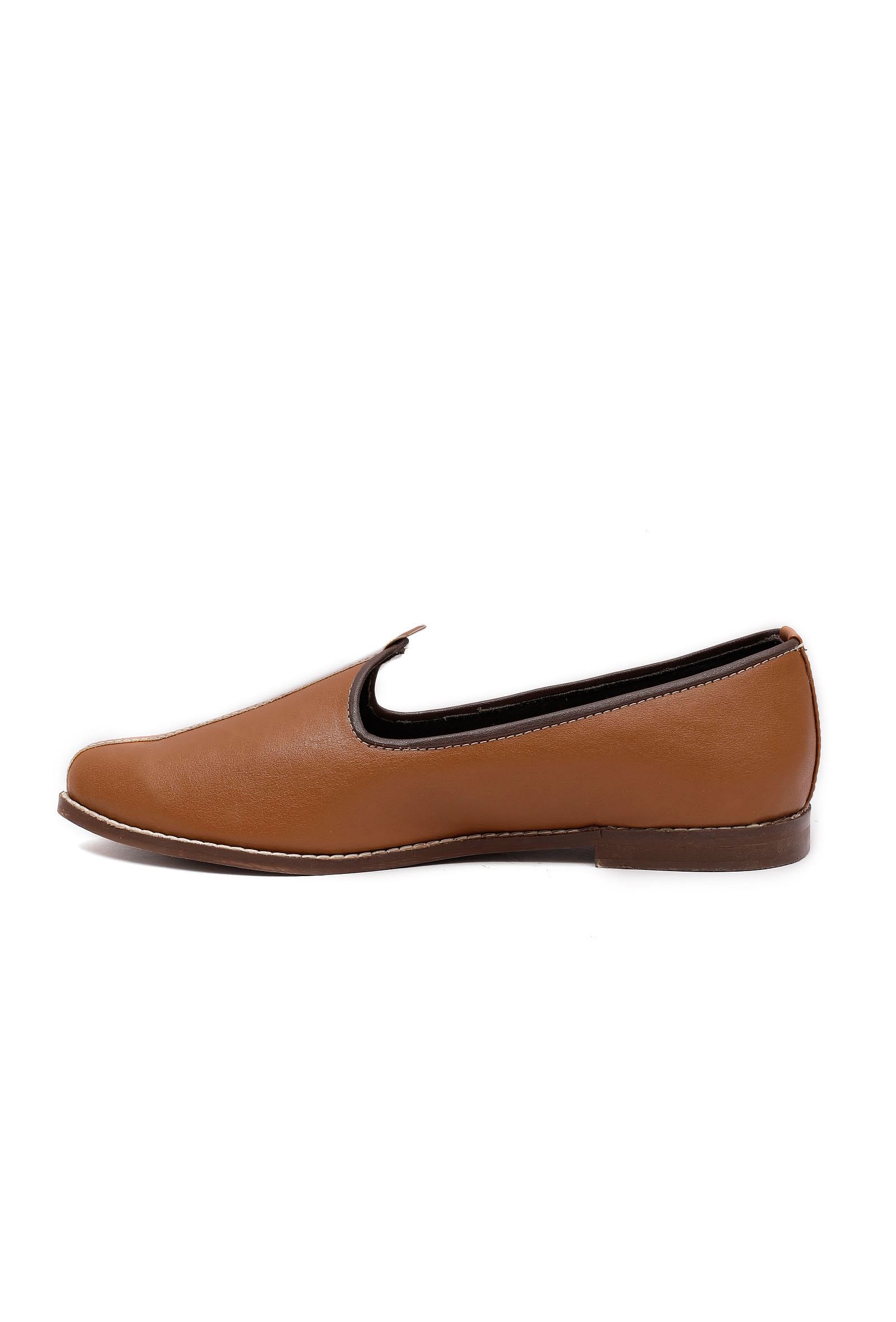 Caramel Brown Cruelty Free Leather Jutti
