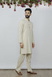 Set of 2: Safeda Cotton Kurta and Pyjama
