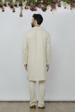 Set of 2: Safeda Cotton Kurta and Pyjama