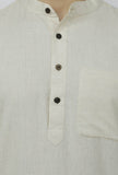 Set of 2: Safeda Cotton Kurta and Pyjama
