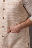 Beige Waist Coat