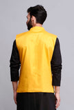 Tuscan Yellow Cotton Nehru Jacket