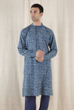 Azul Cotton Indigo Long Kurta