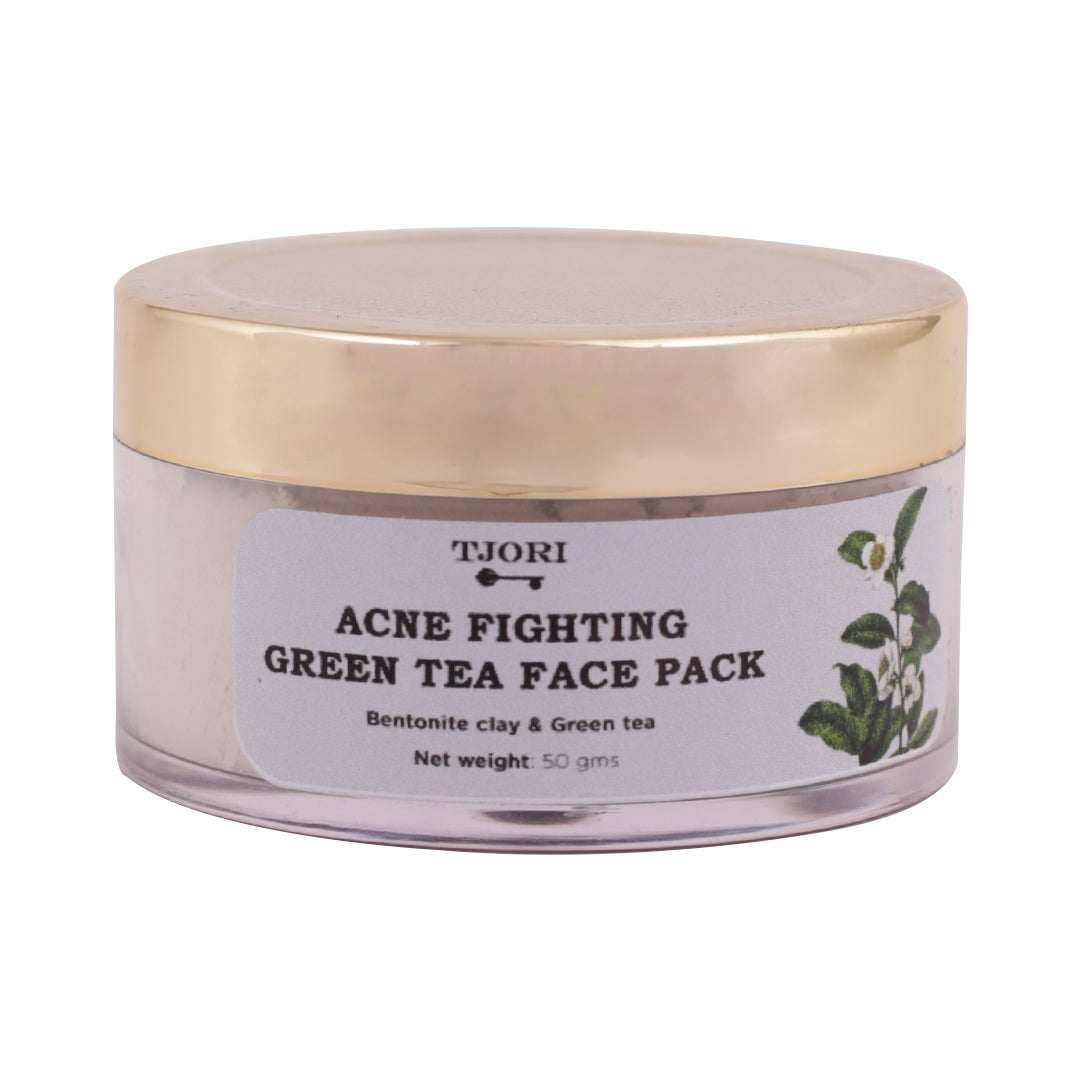 Acne Fighting Green Tea Face Pack