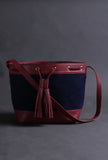 Blue Suede Bucket Bag (9.5