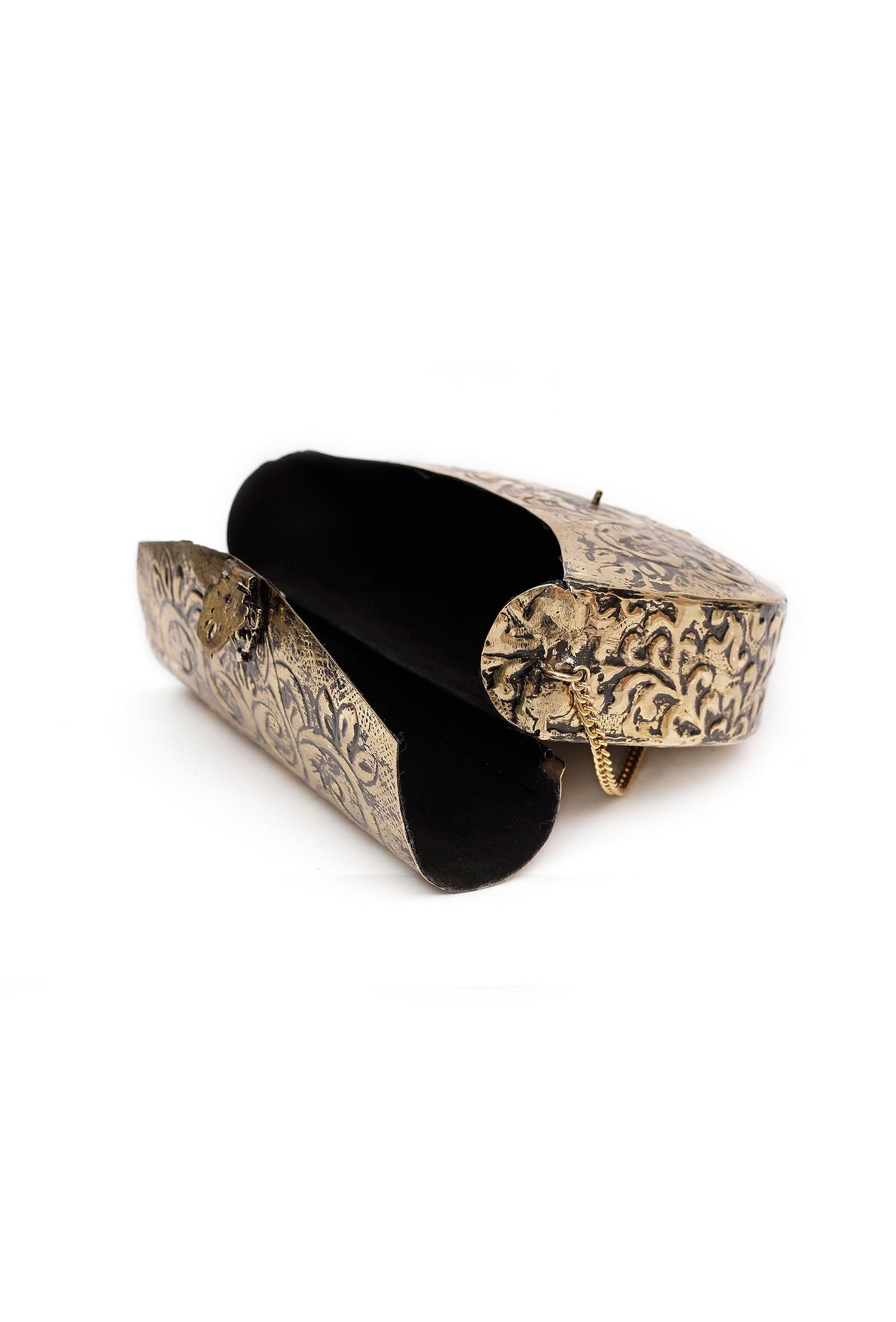 Airine Brass Metal Purse