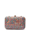 Dani Silk Madhubani Print Rectangular Box Clutch