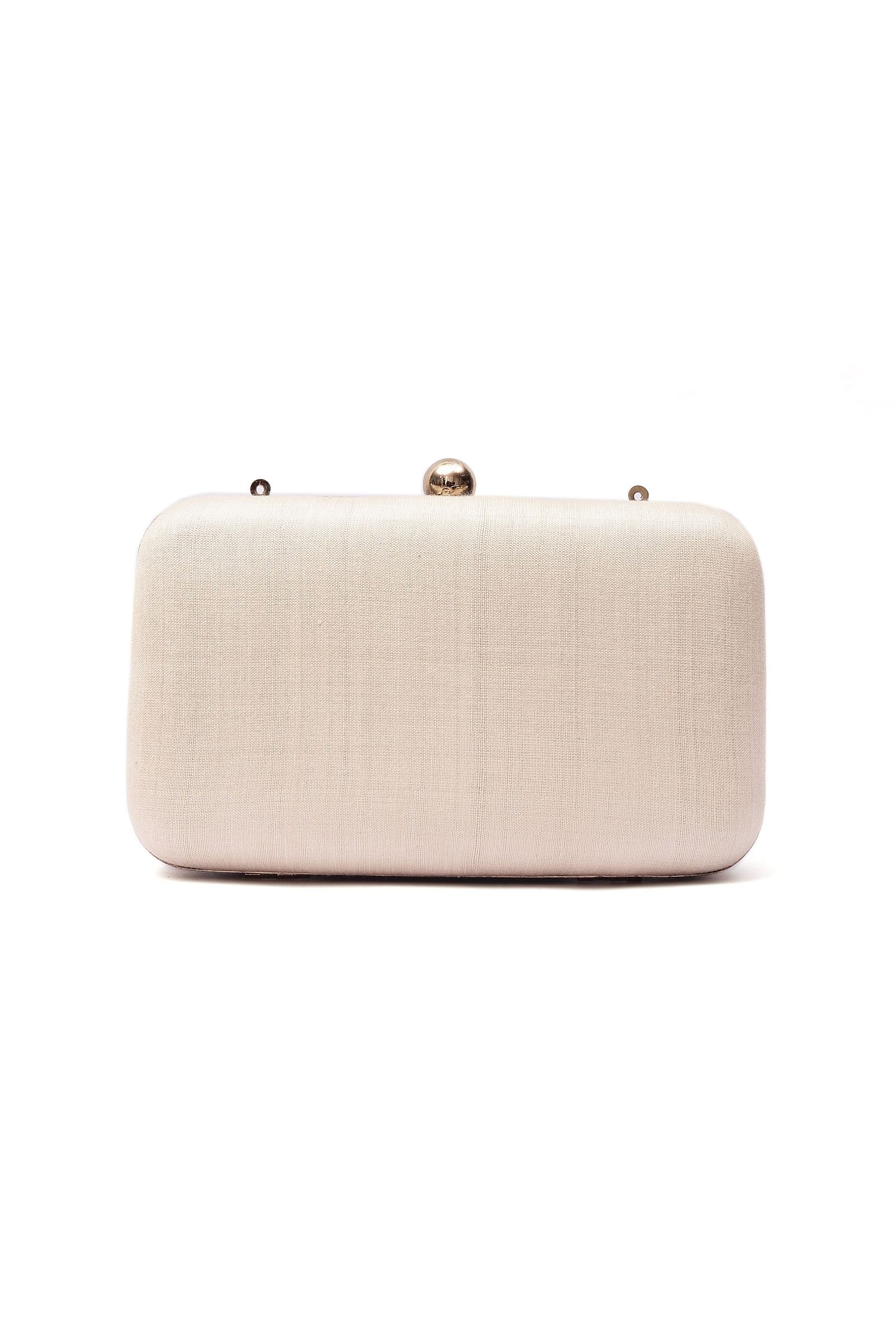 Dani Silk Madhubani Print Rectangular Box Clutch