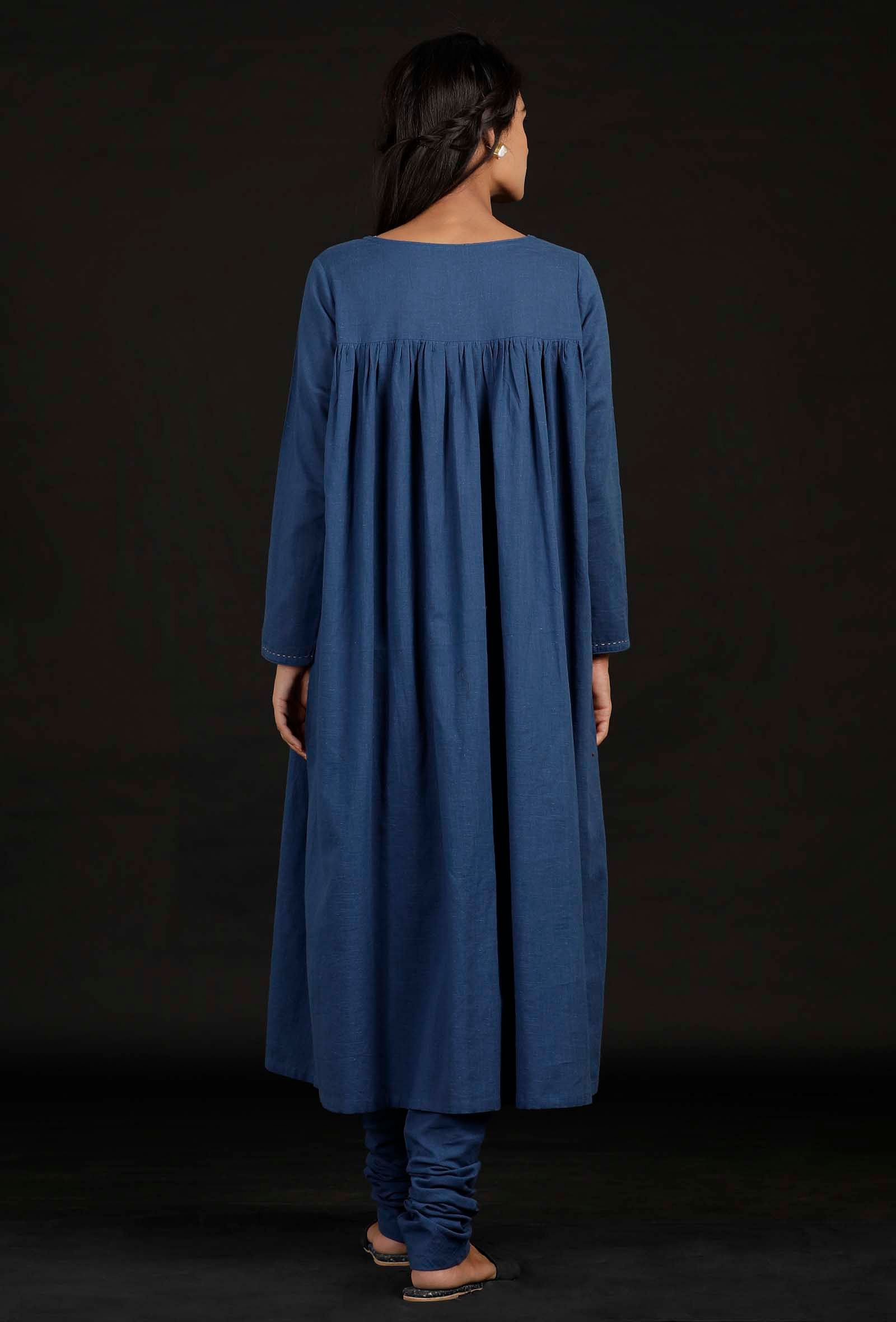 Azure Blue Cotton Kurta