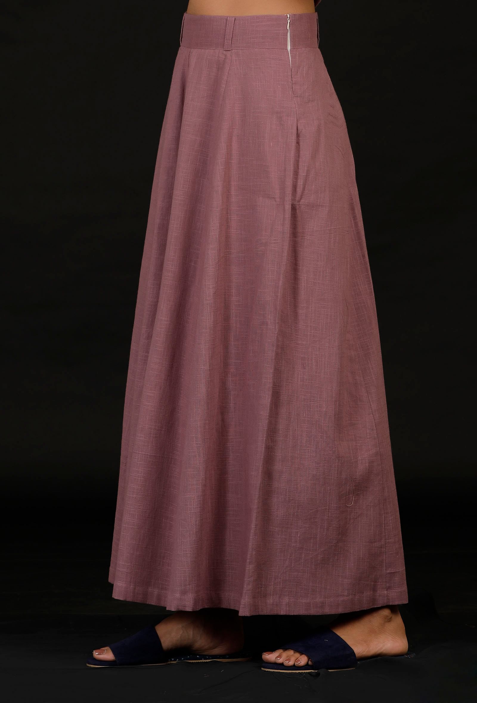 Plum Cotton Pallazo