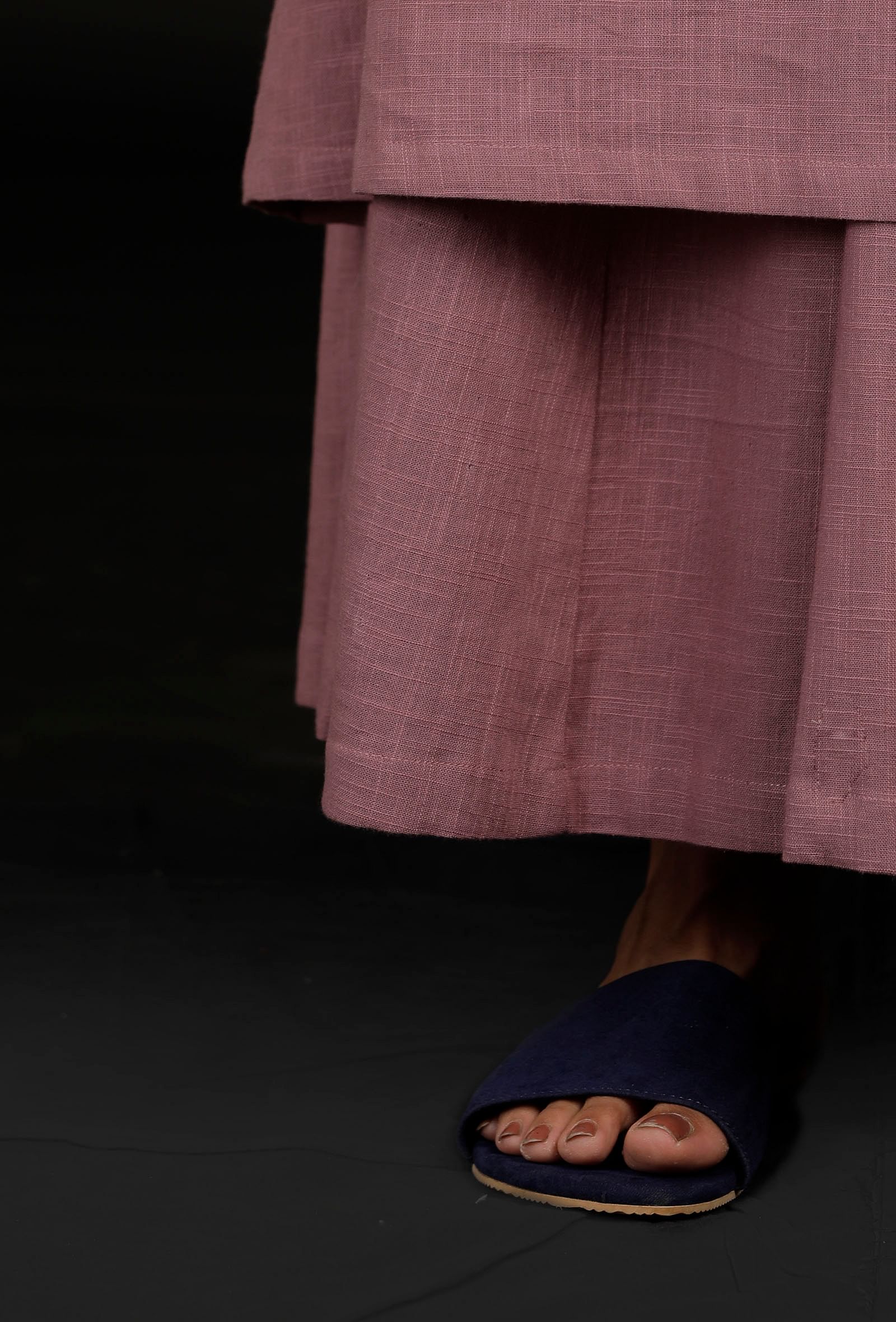 Plum Cotton Pallazo
