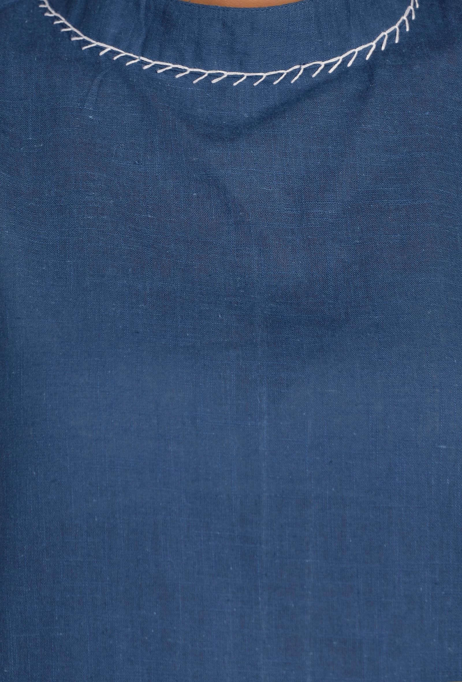 Carolina Blue Halter Kurta