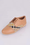 Dusty Brown Ajrakh Oxford Shoes