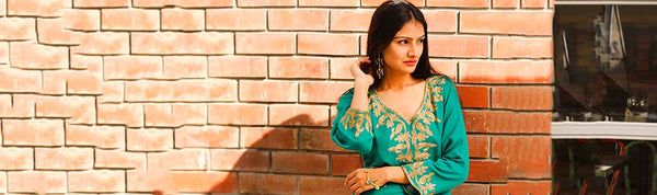 Plain Suit With Heavy Dupatta