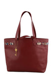 Maroon Kalamkari Tote Bag