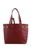 Maroon Kalamkari Tote Bag