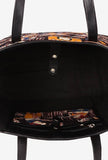 Black Kalamkari Tote Bag