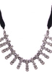 Marvolo German Silver Embellished Necklace