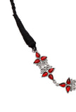 Bi-Layered Afghan German Silver Necklace