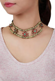 Double Layered Gold Plated German Silver Necklace