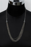 Lily silver plated brass Chain Necklace