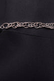 Chain Link Silver Plated Brass Tribal Necklace