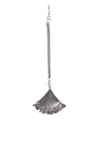 Silver Plated Brass  Triangular Tribal Maang Tika