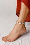 Beaded Seashell Anklet