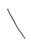Set Of 2- Farheen Blue Thread And German Silver Anklets