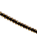 Stylish Black Thread Anklets with German Silver