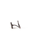 Intricate Brass Leaf Nose Pin