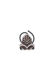 Black Enamel Intricate Motif Nosepin