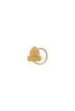 Ancient Motif Brass Gold Nosepin