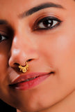 Gold Septum with Ancient Intricate Motif