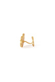 Ancient Motif Gold Brass Nosepin