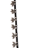 Handcrafted Black Thread Anklet with Ghungroos