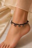 Black Thread Ghungroo Anklet