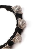 Black and silver Motif Tribal Bracelet