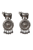 Nandi Textured Ghungroo Danglers