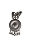 Nandi Textured Ghungroo Danglers
