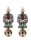 Enchanting Twilight Oxidized Silver Necklace & Earring Set