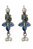 Multicolor Oxidized Necklace and Earring Set