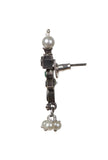 Multicolor Oxidized Necklace and Earring Set