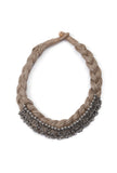 German Silver With Gunguru Jute Necklace Set