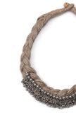 German Silver With Gunguru Jute Necklace Set