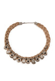 Monochrome Ghunghru Chic Jute Jewelry Set