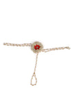 Floral Rouge Hand Adornment